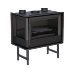 Insert à bois 2 faces ventilé canalisable - BRONPI Paris 70 EI 11 kW