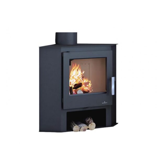 Poêle à bois d'angle - BRONPI  9 kW